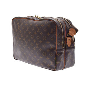 Louis Vuitton Monogram Crossbody Reporter Leather Brown Shoulder Bag